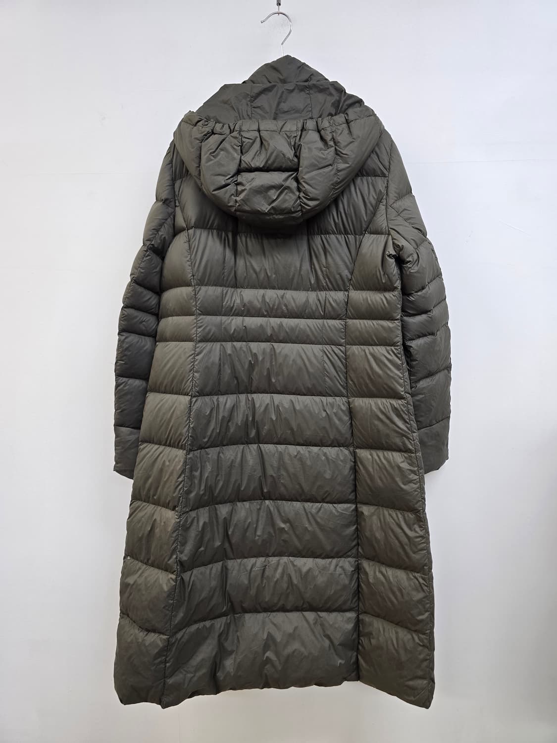 닥스 라인 예쁜 구스 롱패딩 카키 상품이미지9