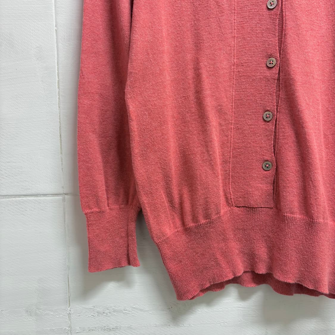 마가렛호웰 margaret howell 핑크 코튼 니트  상품이미지3