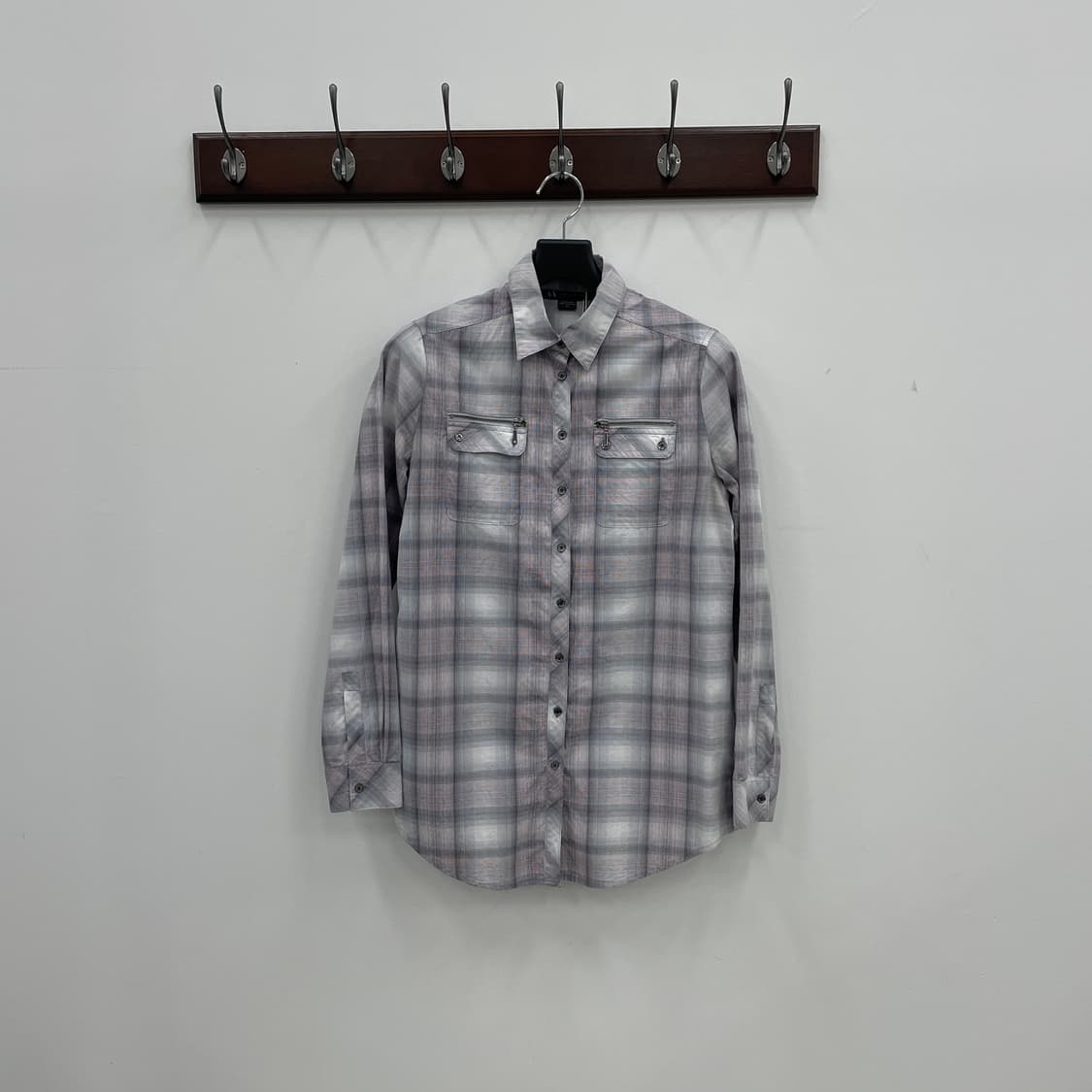 아르마니 익스체인지 체크 셔츠 상품이미지1