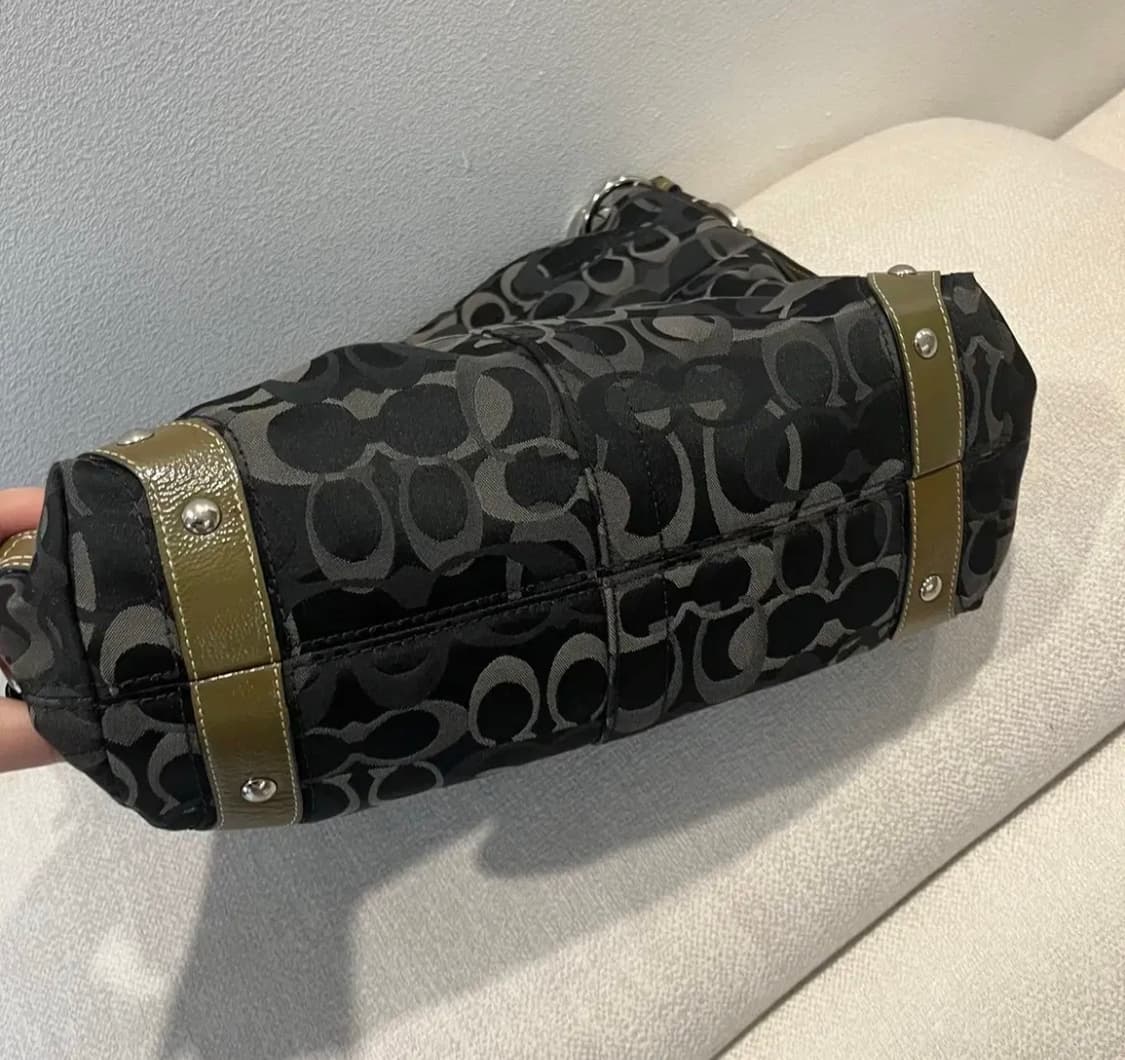 coach 코치 빈티지 시그니처 블랙 숄더백 y2k 상품이미지3