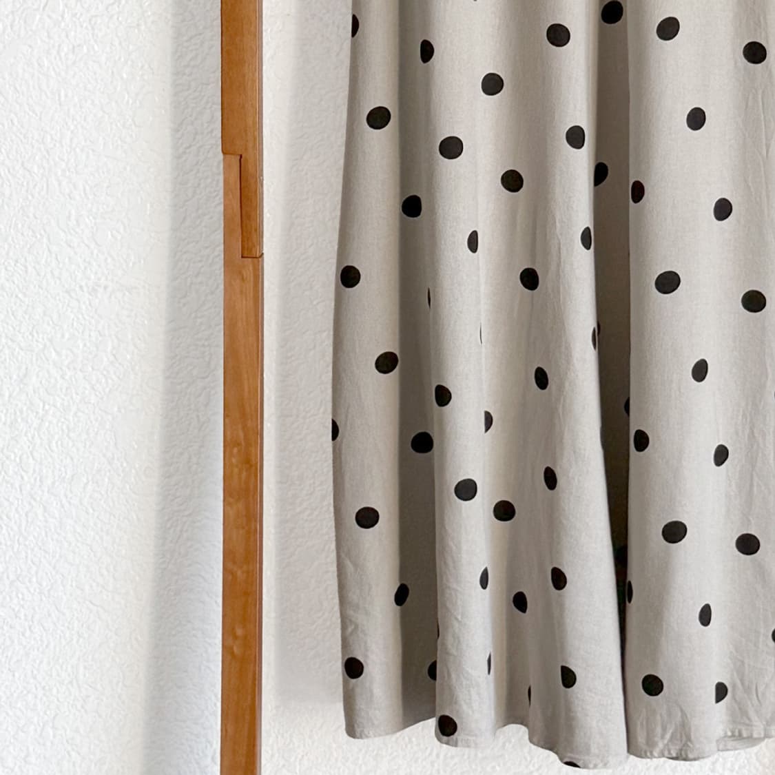 밀크 도트 롱 플레어 스커트 상품이미지3