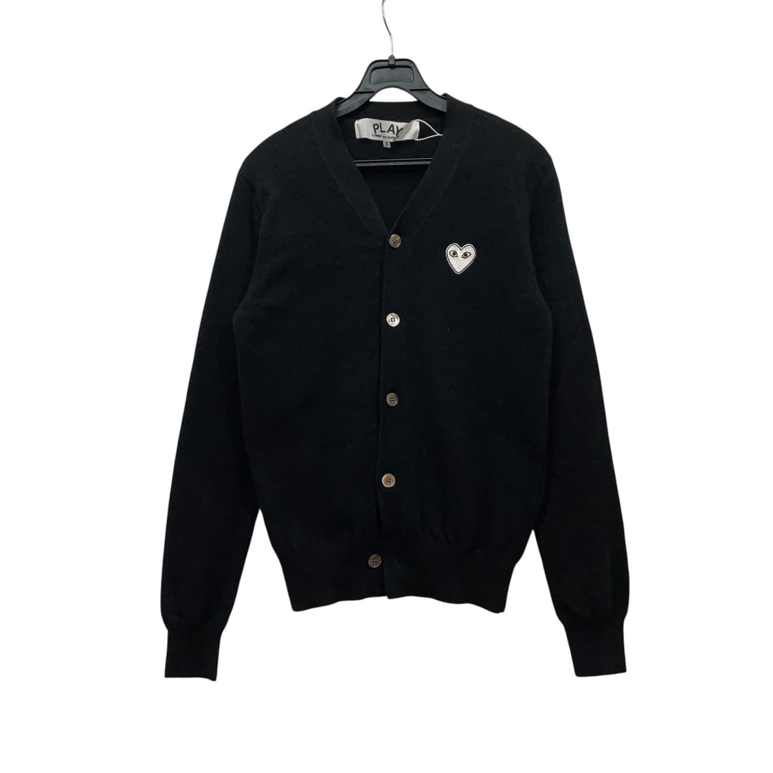     CDG PLAY Heart Patch Cardigan 상품이미지1