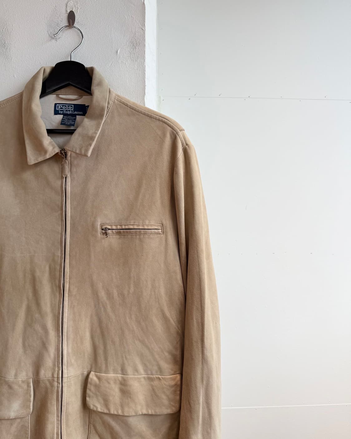 폴로 랄프로렌 베이지 스웨이드 워크 자켓  상품이미지5