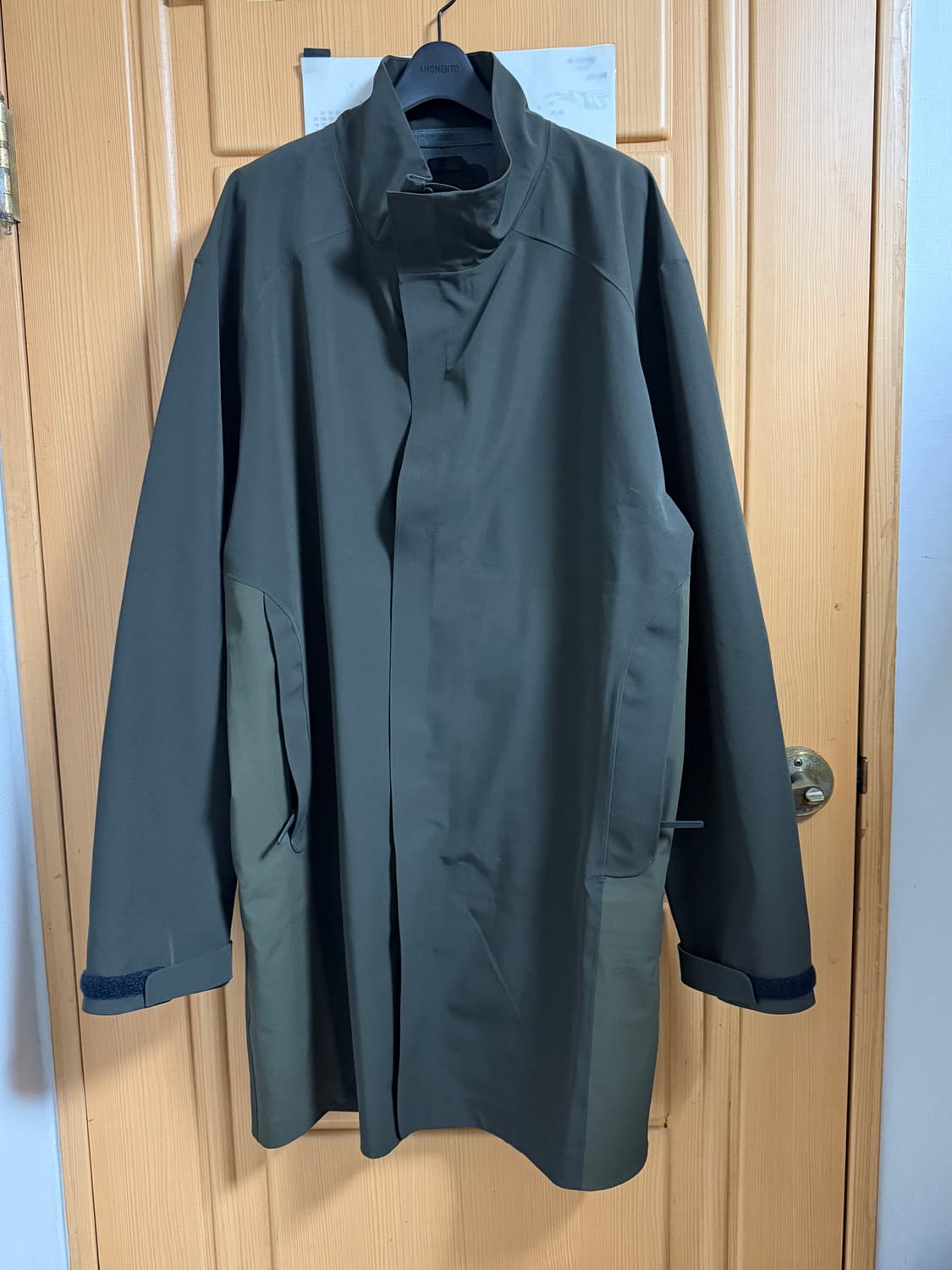 [L] 3L SHELL LONG COAT (MOSS GREEN) 상품이미지2