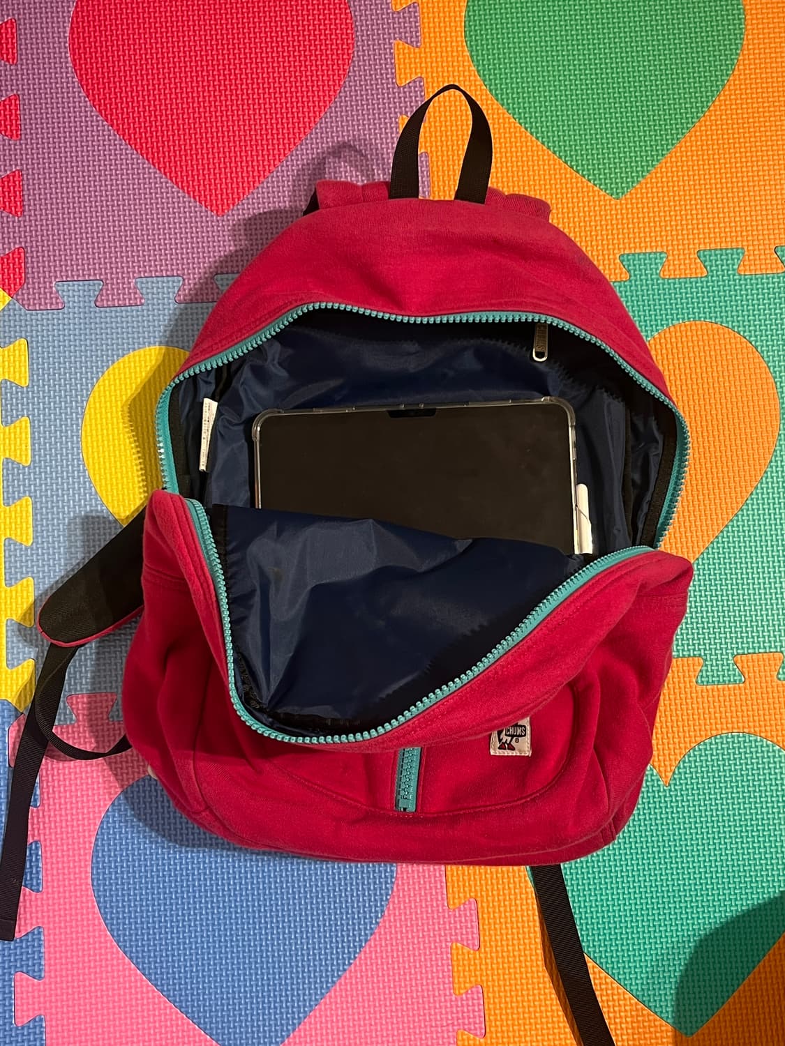 Chums 마젠타 블루 백팩 🩵 상품이미지7