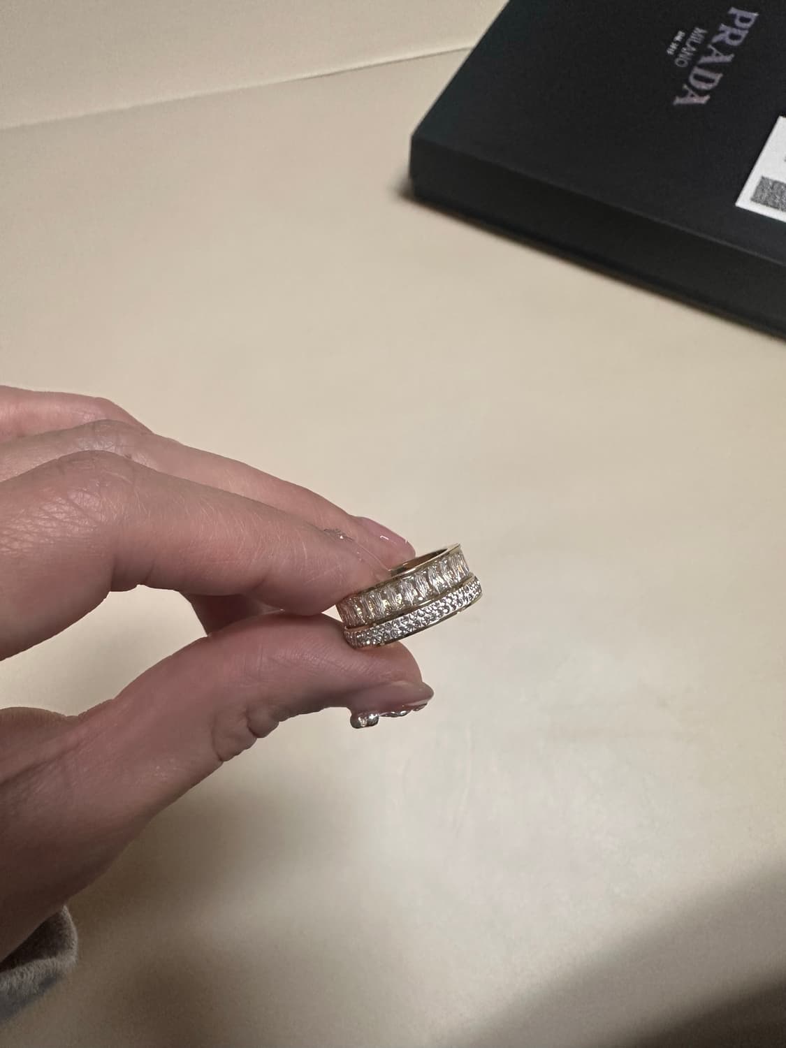 볼드 큐빅 반지 상품이미지3