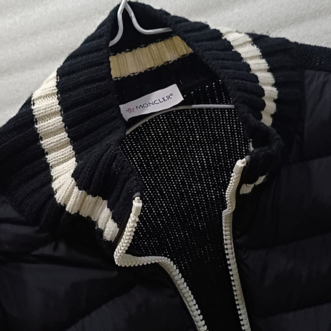 정품 몽클레어 니트 구스 패딩 집업 자켓 가디건 여성 S M 사랑봉봉 상품이미지7