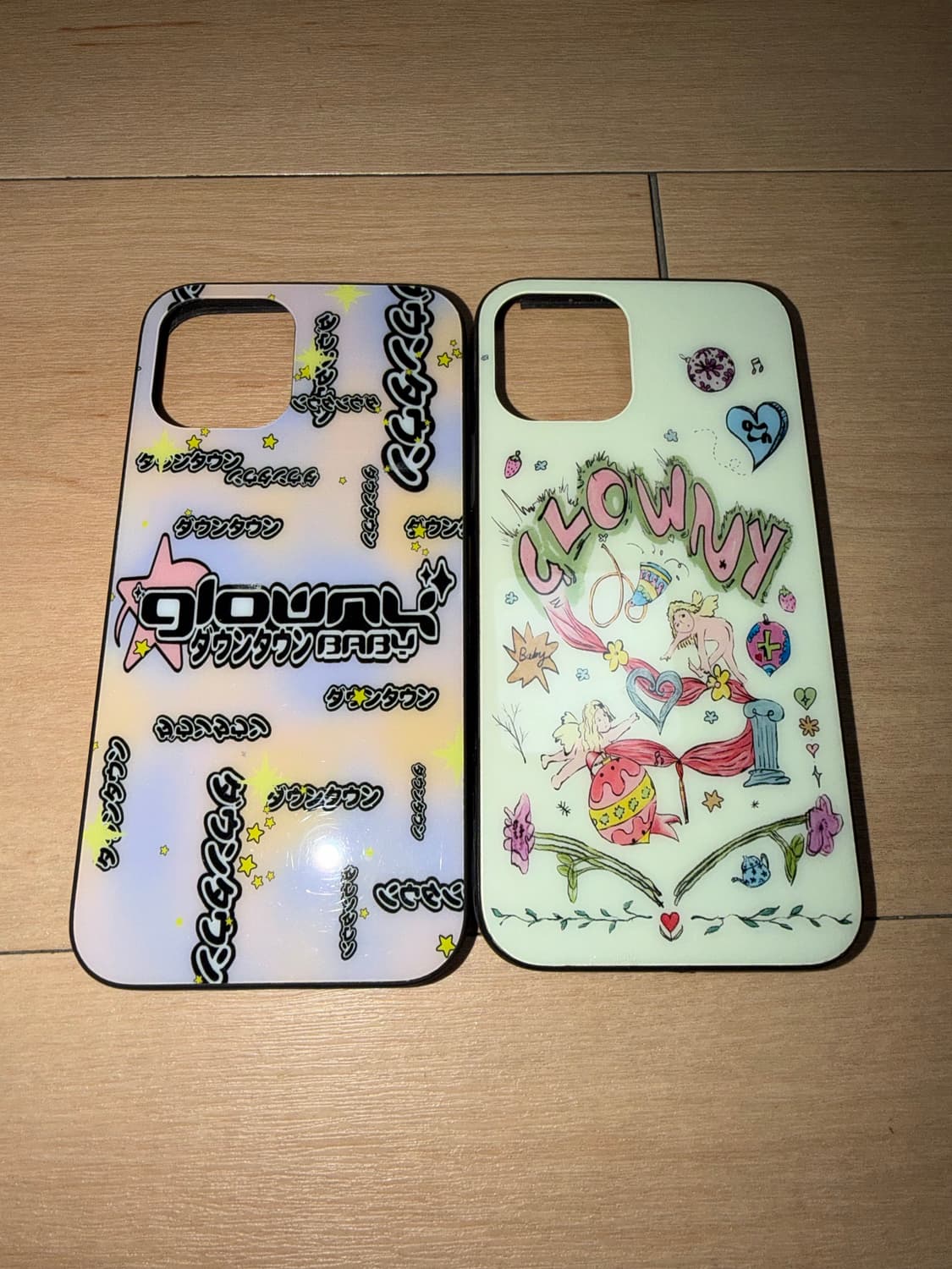 글로니 아이폰 12/12pro 프로 러브 엔젤, 다운타운베이비 폰케이스 상품이미지1