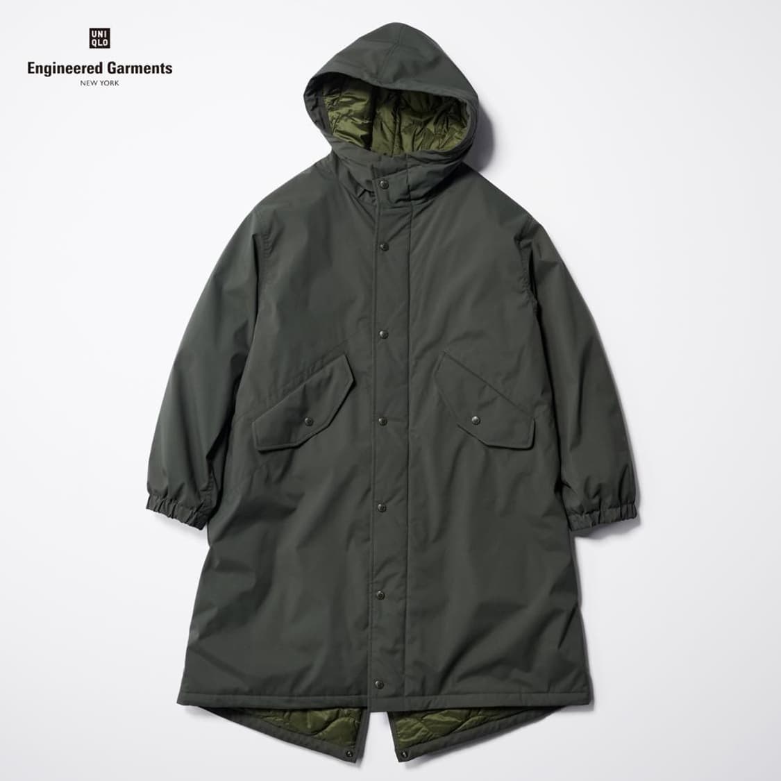 [엔지니어드가먼츠x유니클로] Pufftech 후드코트 상품이미지1