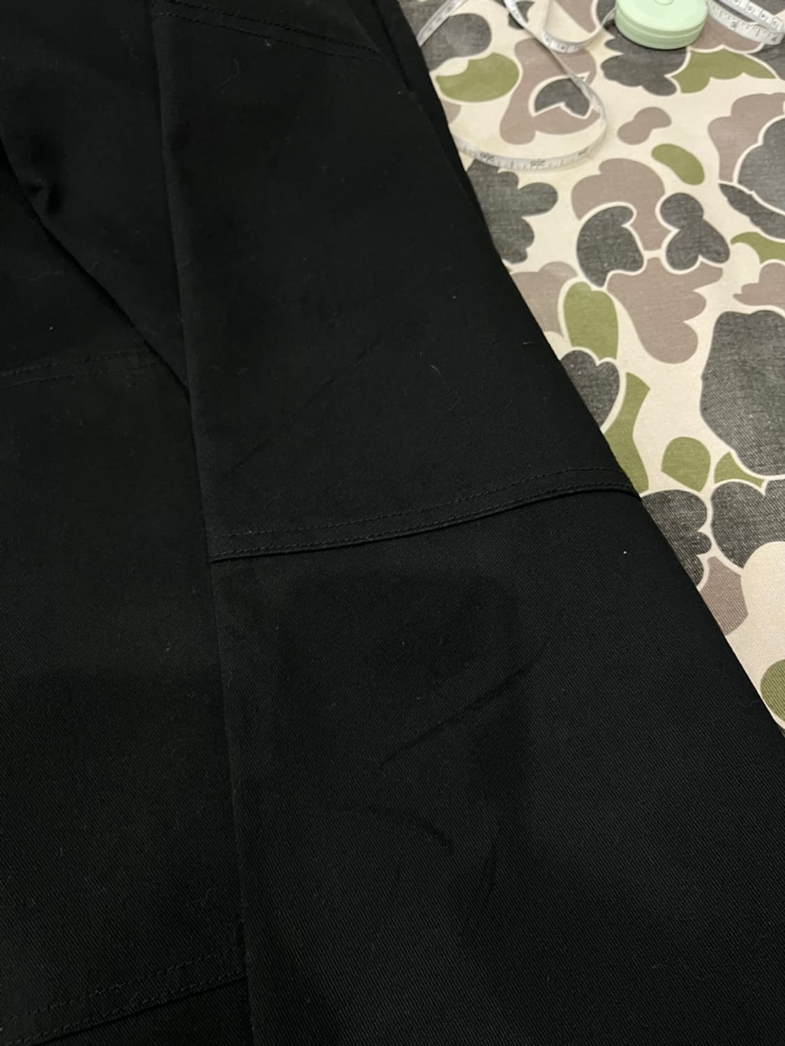 디키즈 루즈핏 더블니 워크팬츠 블랙 31 상품이미지5