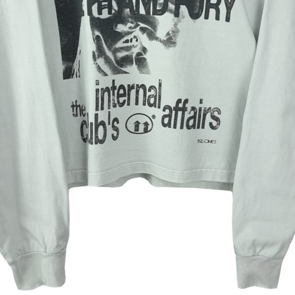 [선데이오프클럽] 푸가지 프린팅 크롭 롱슬리브 긴팔 티셔츠 M20281 상품이미지5