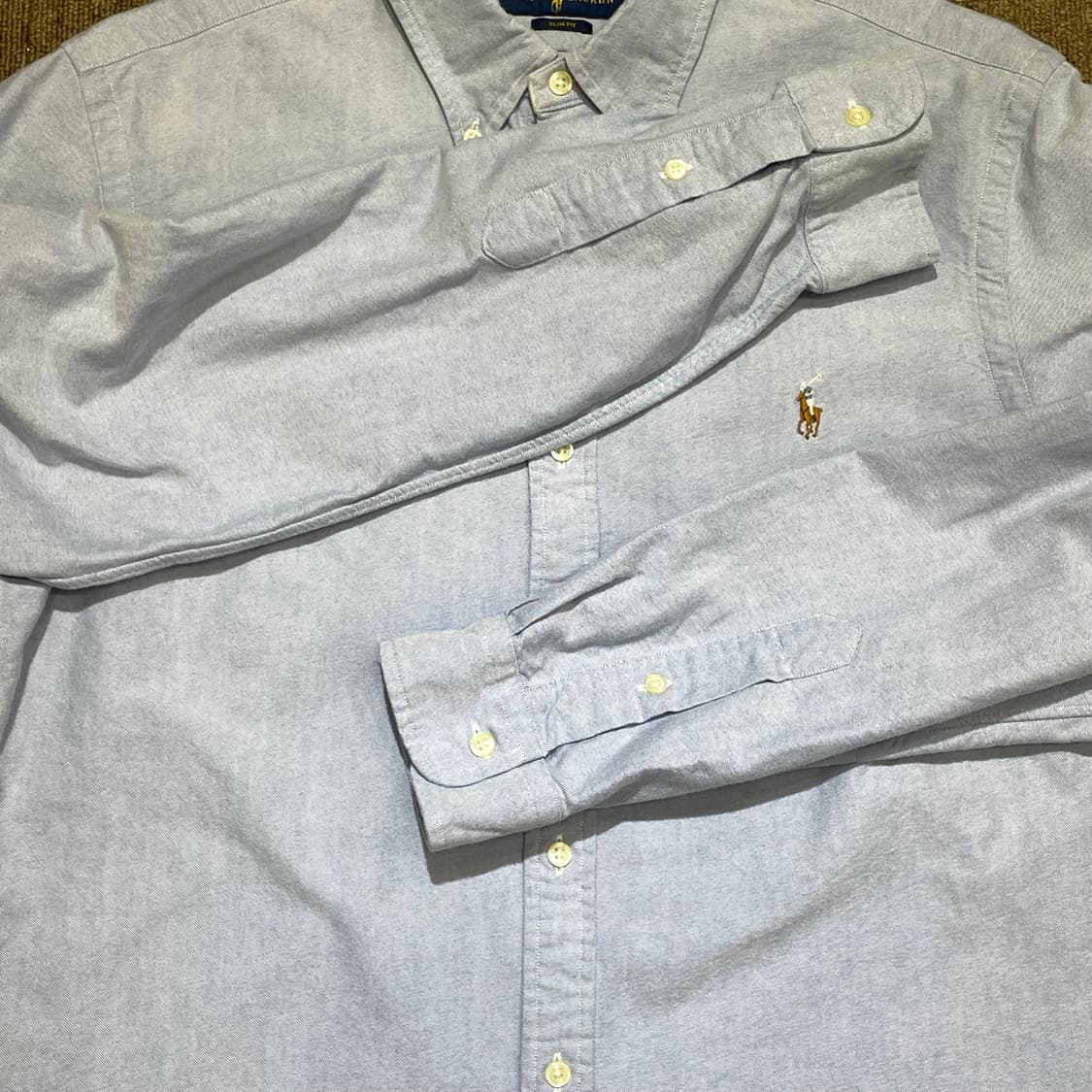  (L) POLO 폴로 랄프로렌 솔리드 셔츠 슬림핏   상품이미지8