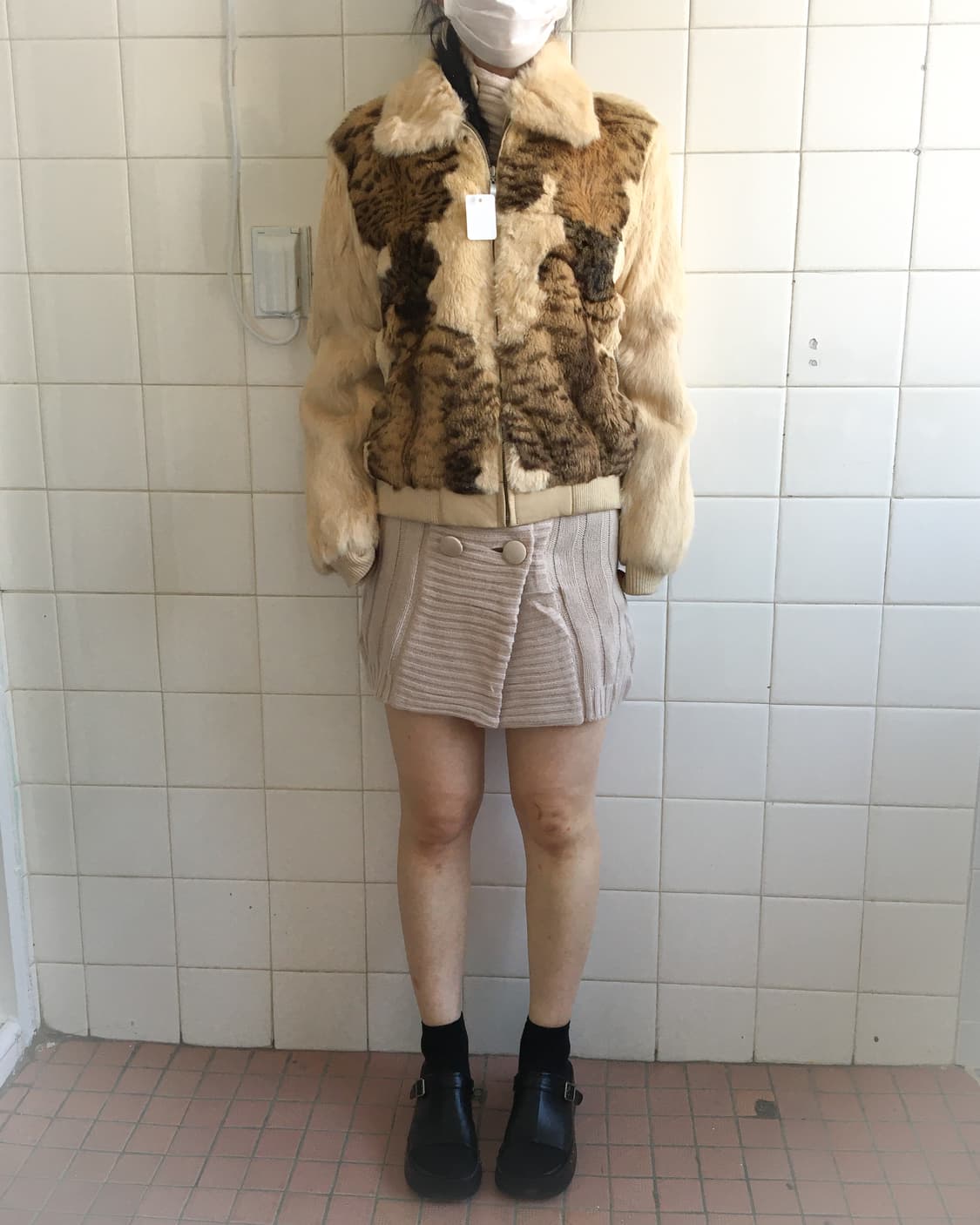Fur mixed jacket 상품이미지1