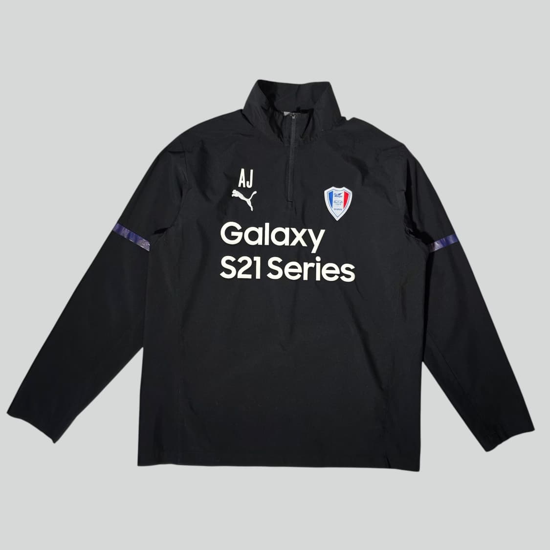 [2XL]푸마 2021 수원 삼성 트레이닝 레인탑 상품이미지1