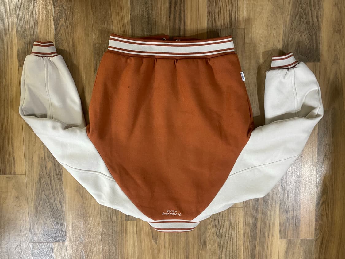 홈보이 울 바시티 자켓_ORANGE 상품이미지3