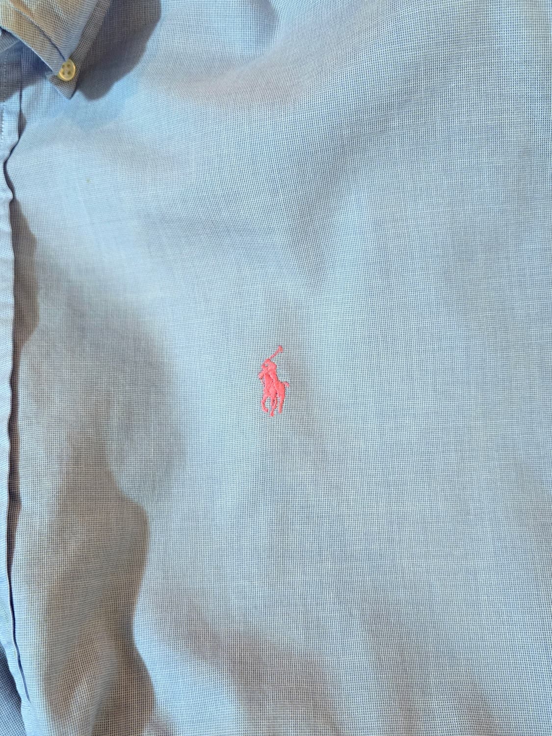 폴로 마이크로 체크 Classic Fit 셔츠 블루 (Polo) 상품이미지4