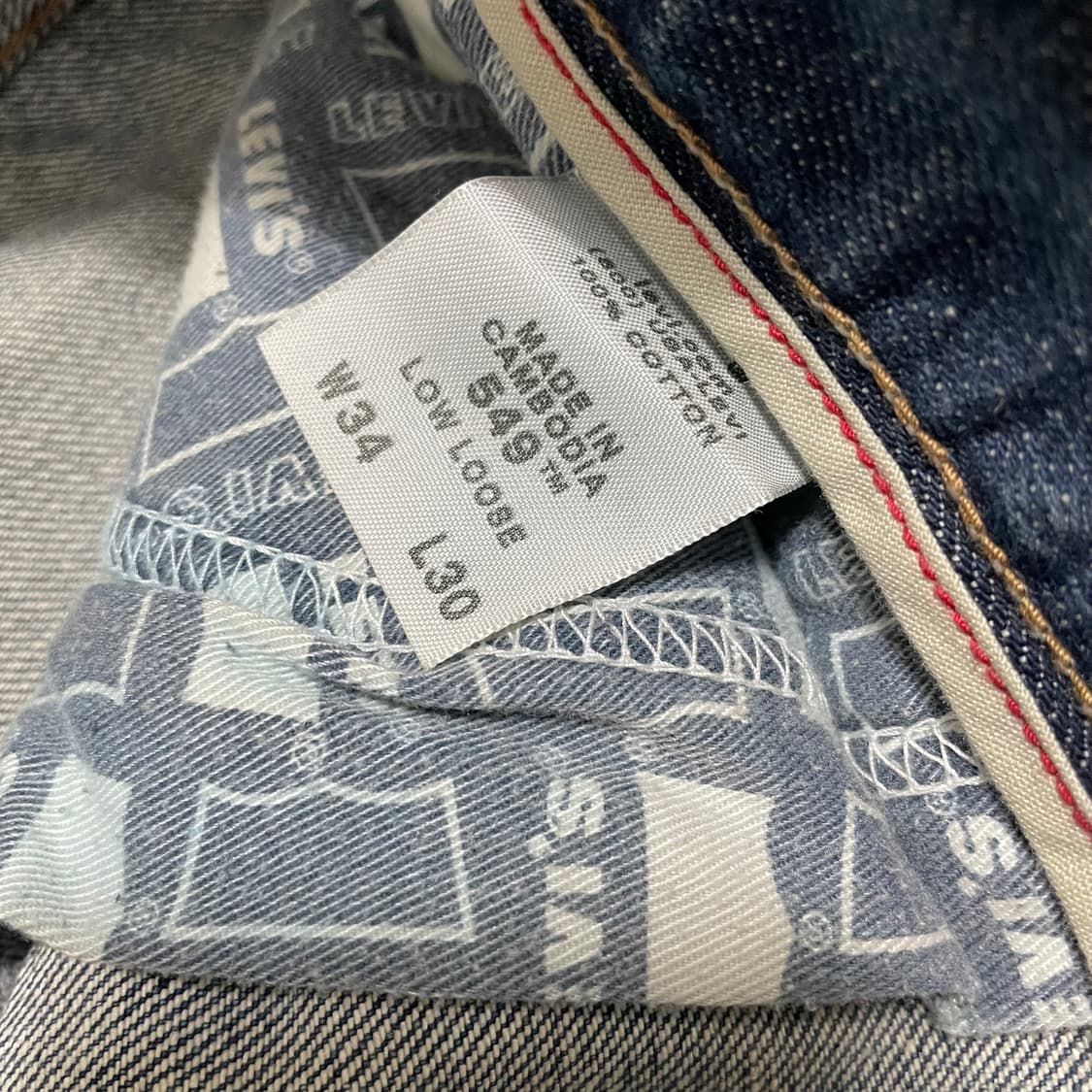 [36] 리바이스 549 빈티지 로우루즈핏 데님팬츠 상품이미지2