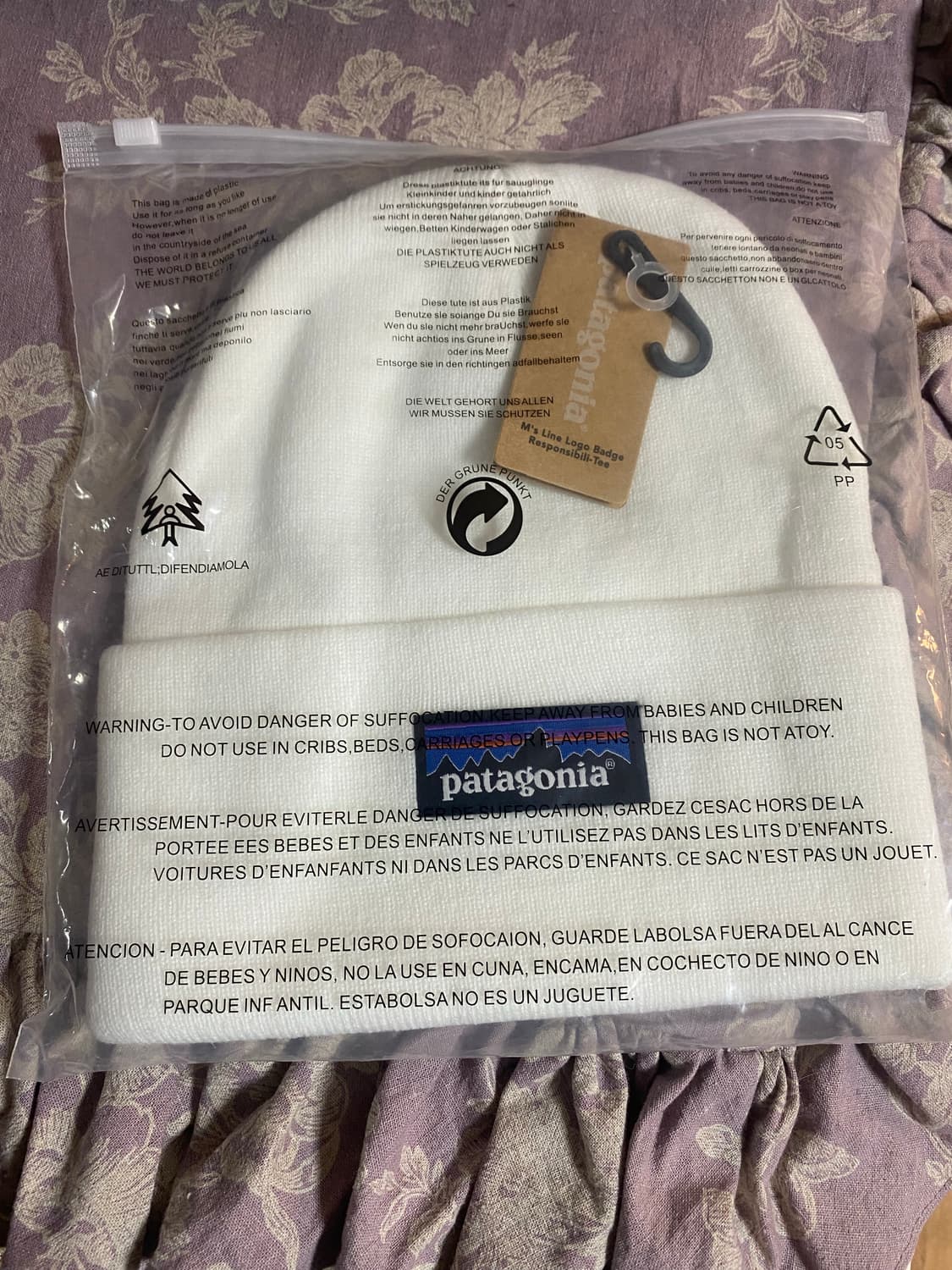 파타고니아 비니 화이트 새상품 상품이미지3