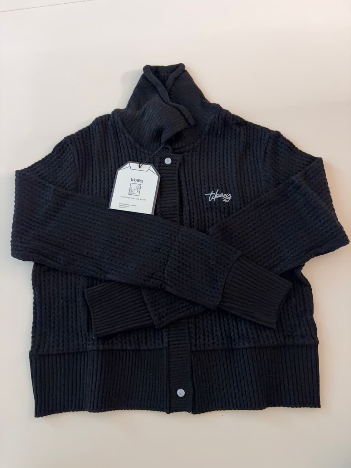 ti:baeg 티백 트위티 가디건 (블랙) 상품이미지1