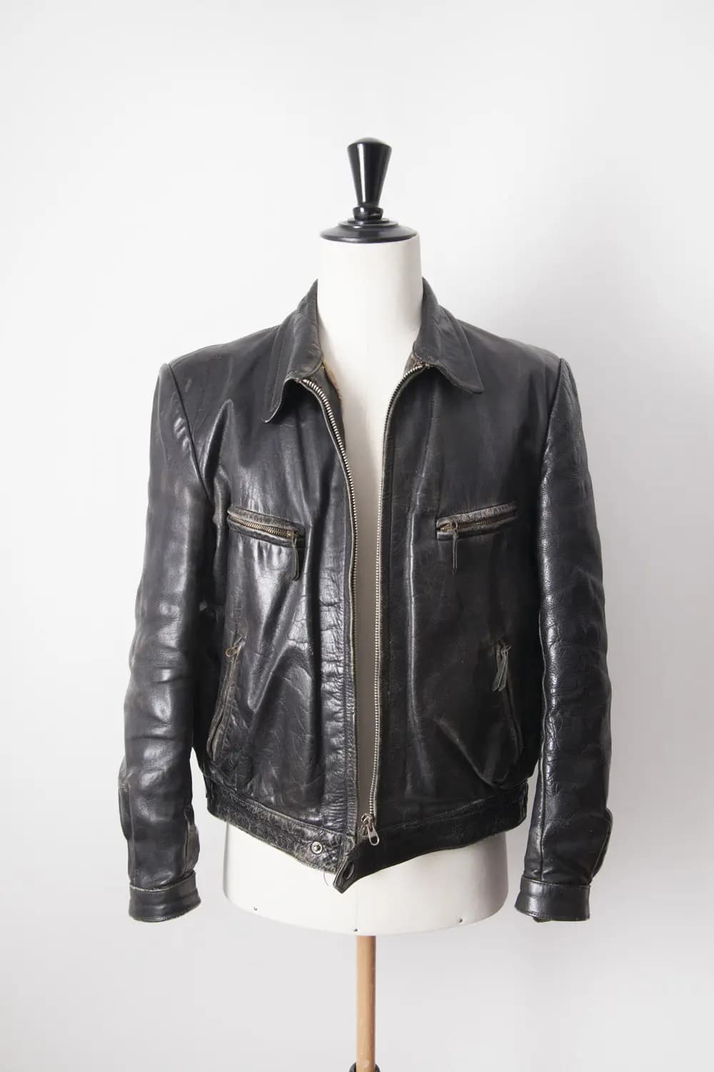 1940s Luftwaffe Horsehide Leather Jacket 상품이미지1