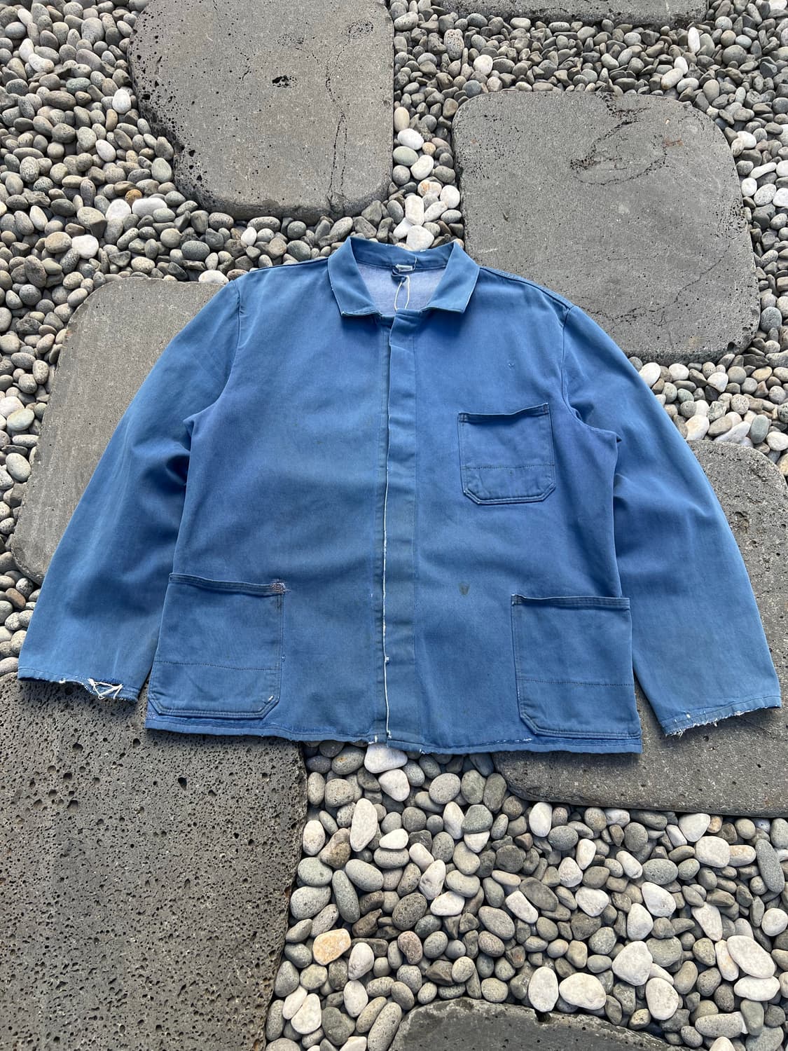 FADED VINTAGE WASHING DENIM 프렌치워크자켓 상품이미지1