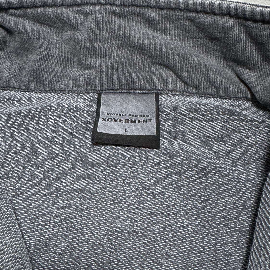 소버먼트 반집업 맨투맨  상품이미지2