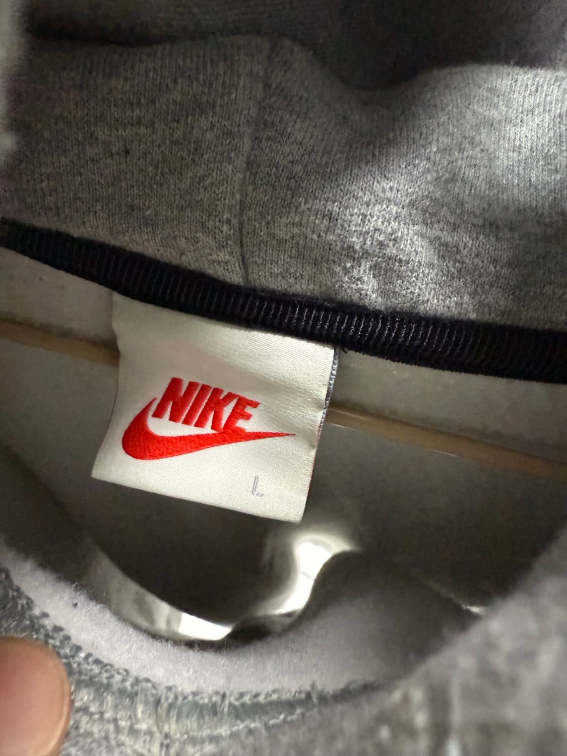 Nike x Stussy NRG RA 풀오버 후드 다크 그레이 헤더 (사 상품이미지3