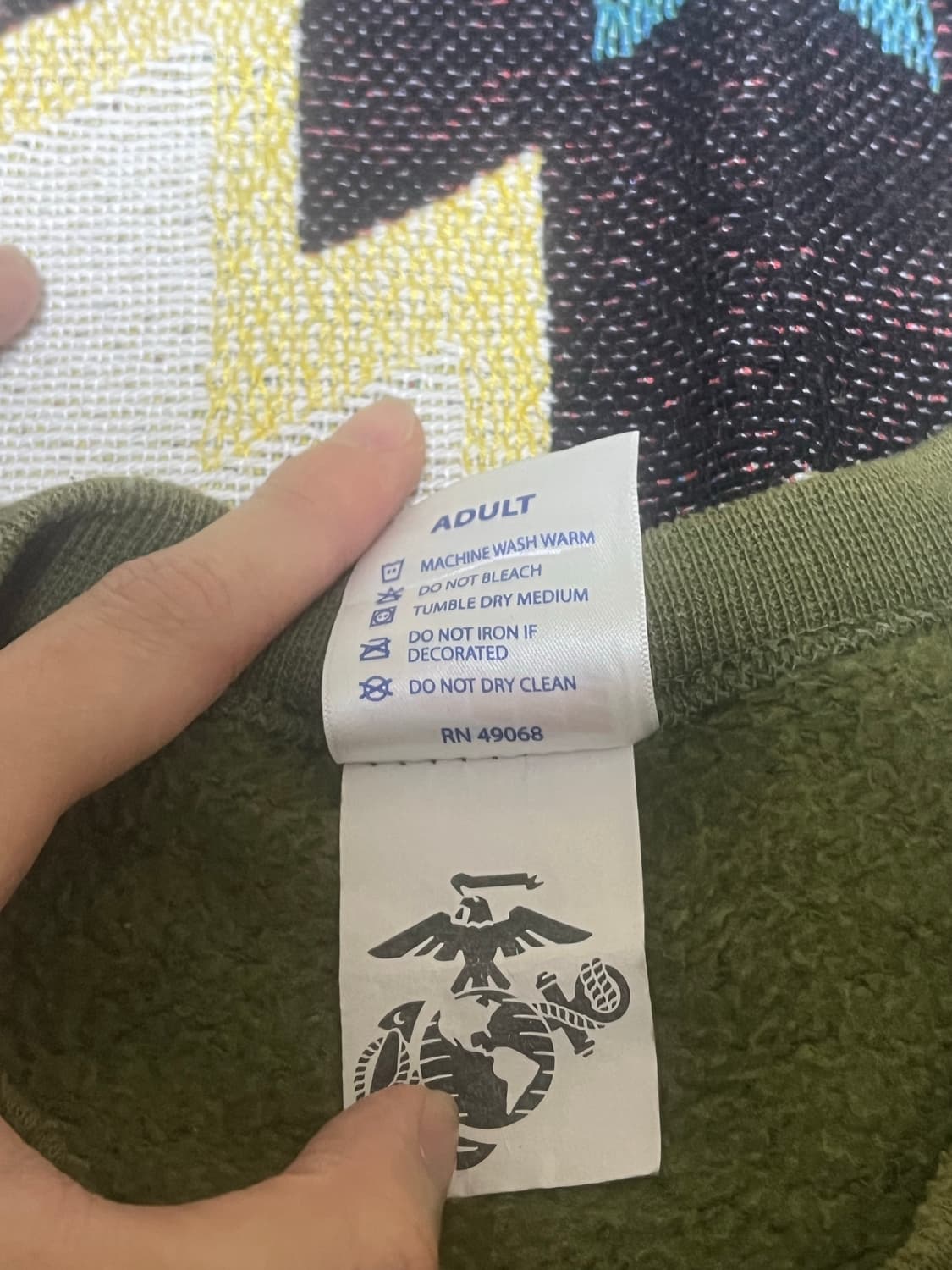 usmc 스웻 usa xl  상품이미지6