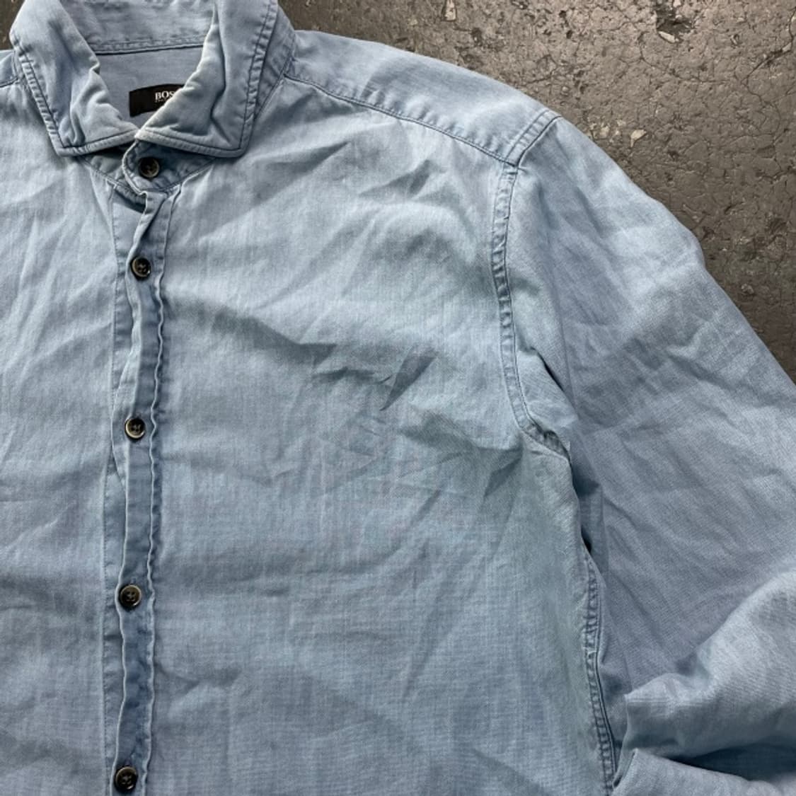 100 휴고보스 데님셔츠 청남방 상품이미지2
