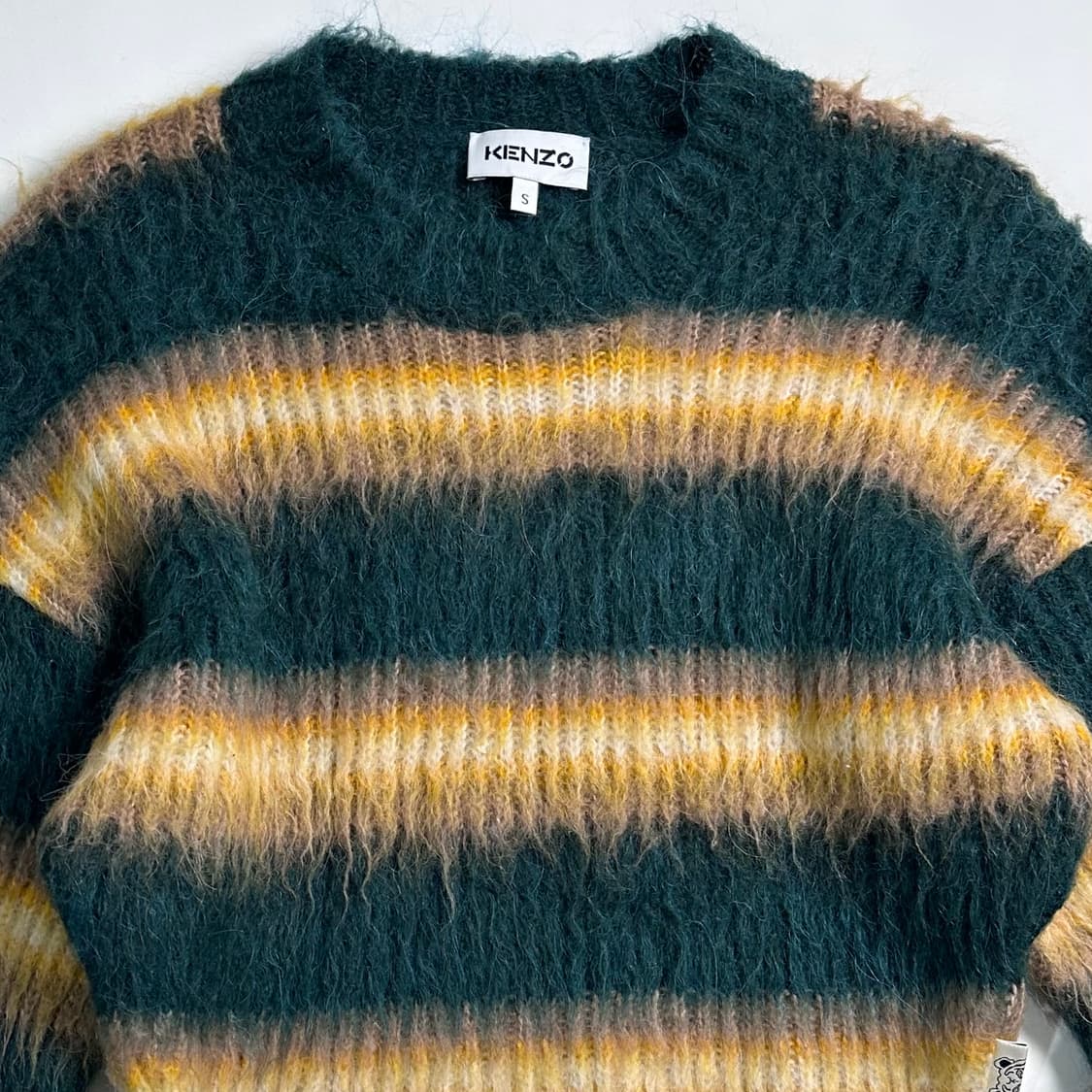 겐조 스트라이프 알파카 크롭 니트   상품이미지3