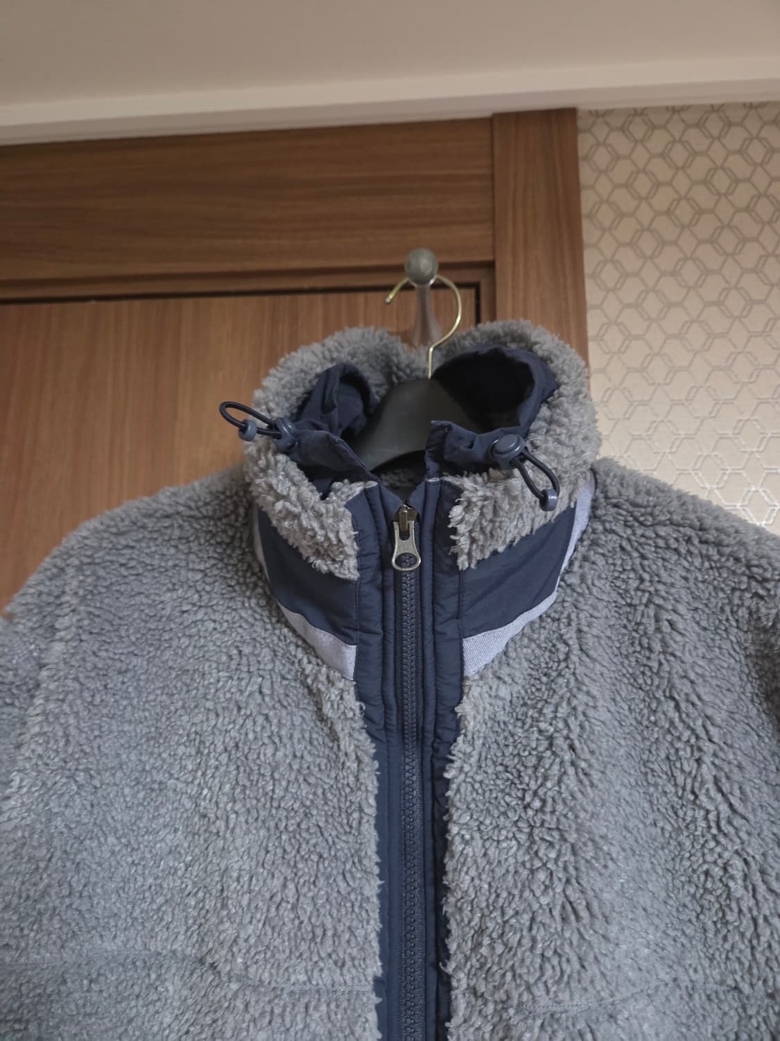 하이드아웃 남성 뽀글이 집업 M  상품이미지5