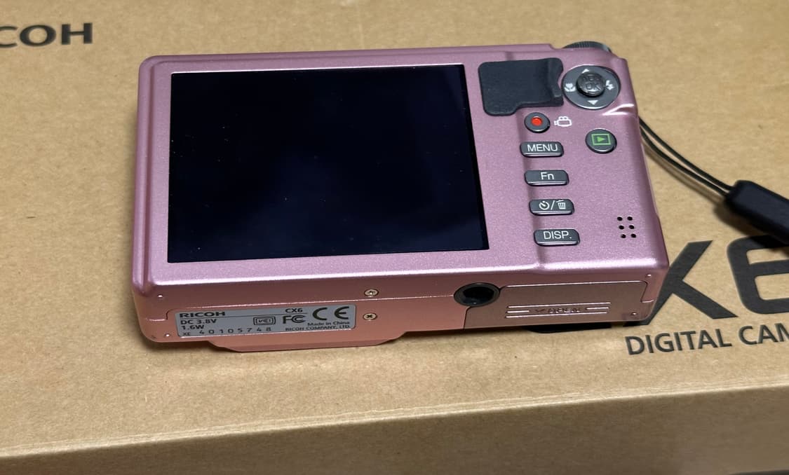리코cx6  RICOH CX6 핑크 풀박 상품이미지4