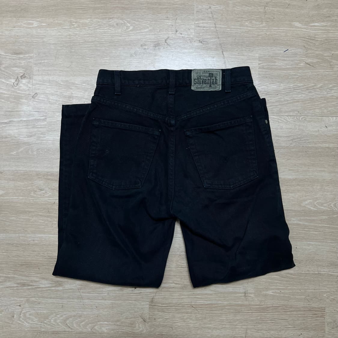 리바이스 실버탭 여성 블랙진 데님팬츠 청바지 [흑청] 26 상품이미지4