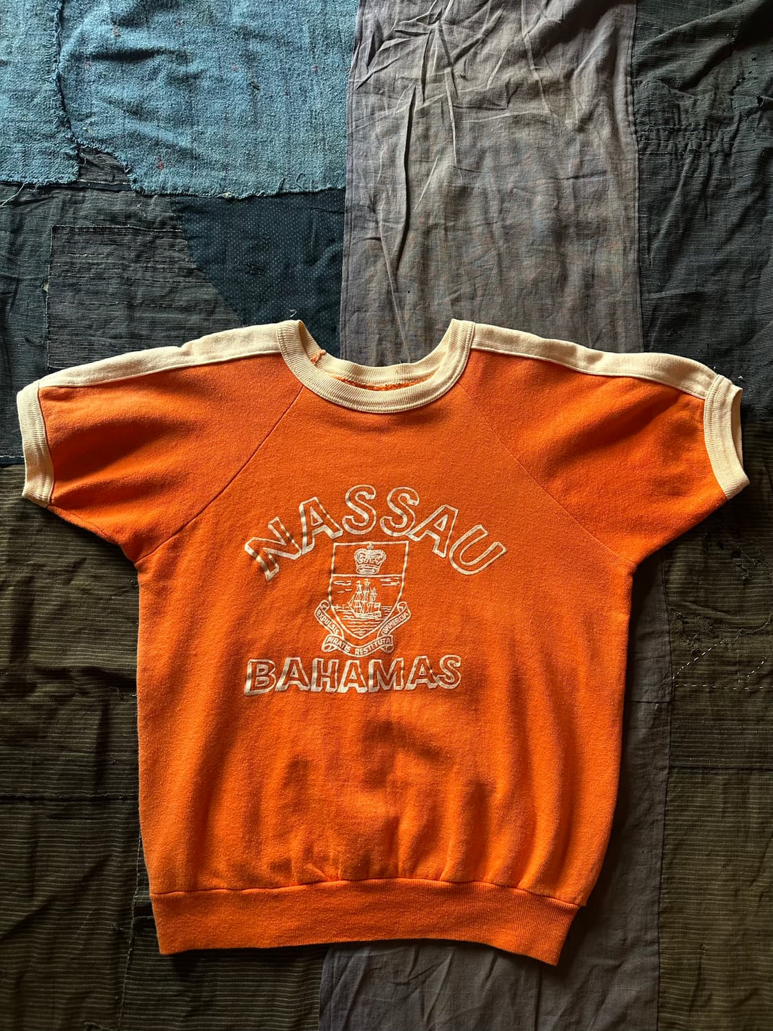 60s USA Vintage Half Sweat Shirt 상품이미지3