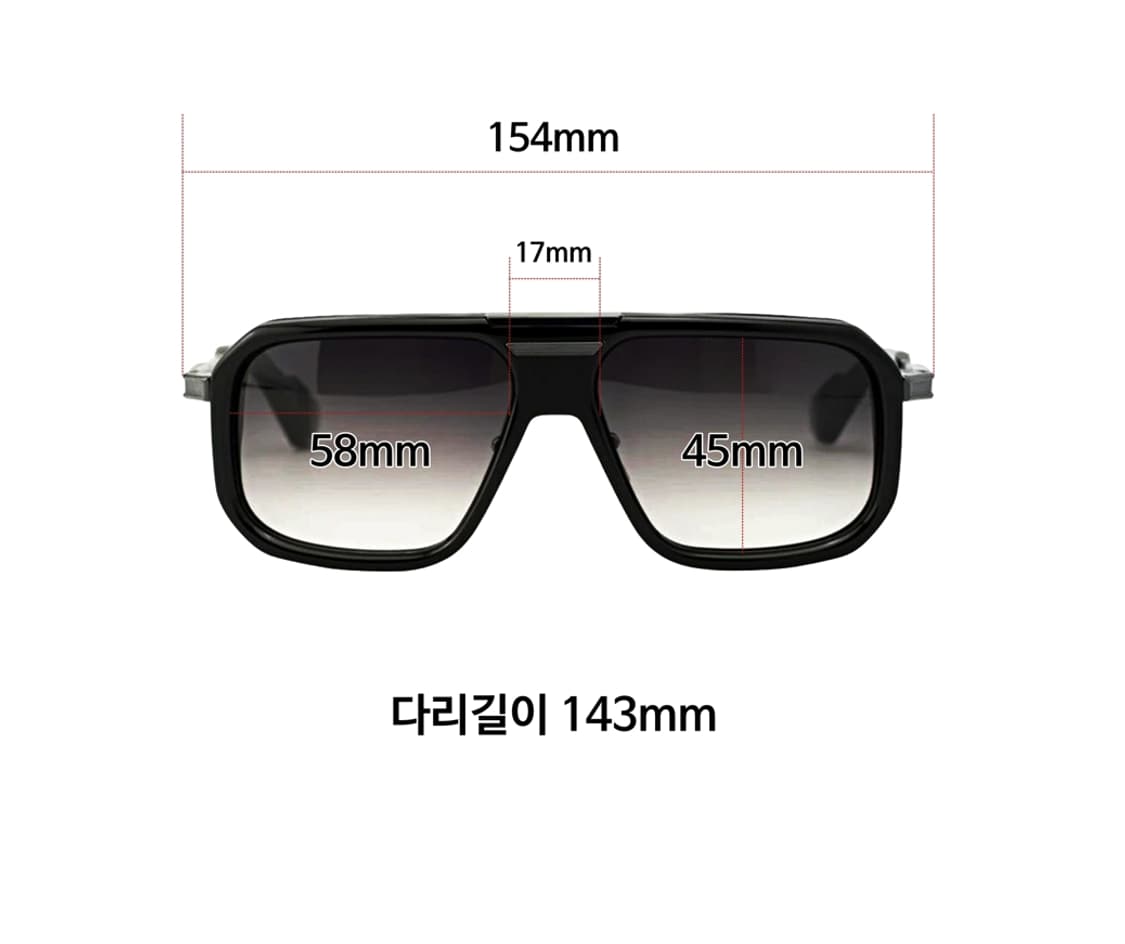 자크마리마지 Donohu(도노휴)선글라스(새제품,풀세트) 상품이미지8