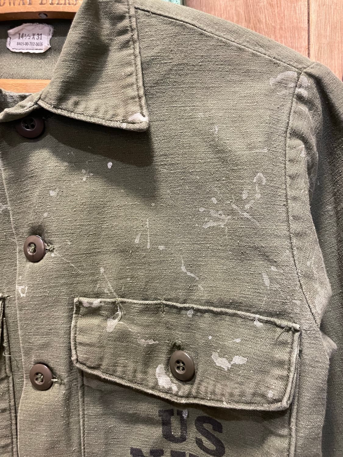 70s US NAVY OG-107 Utility Shirt 상품이미지7