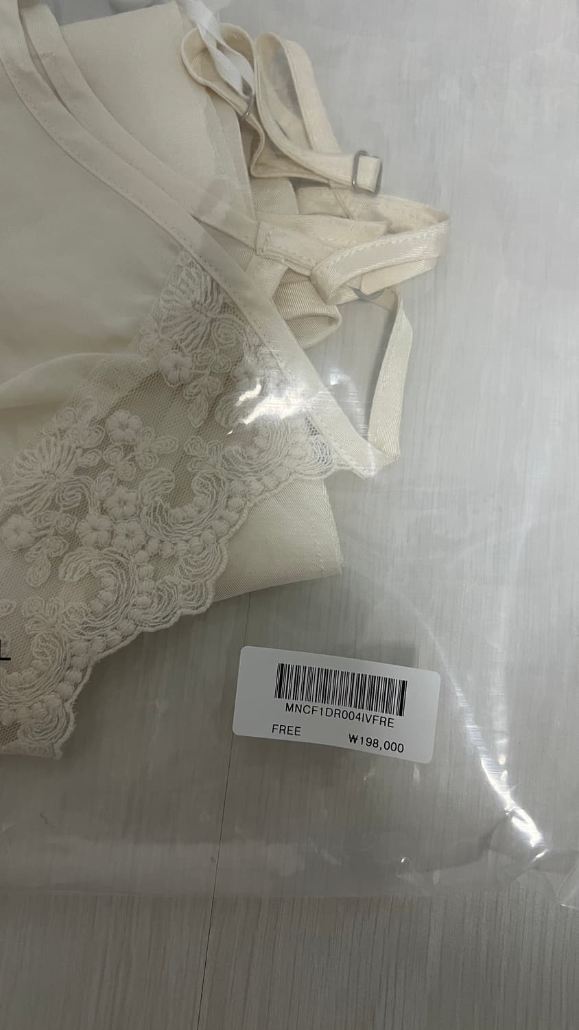 모노하 Lace silky dress 아이보리 상품이미지3