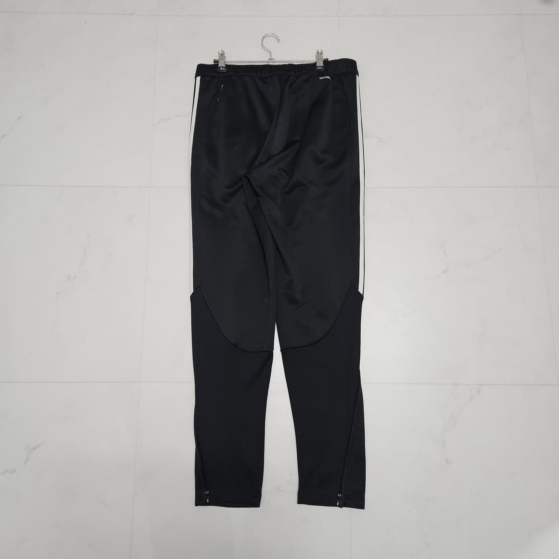 L 아디다스 삼선 트레이닝 바지 블랙 상품이미지2