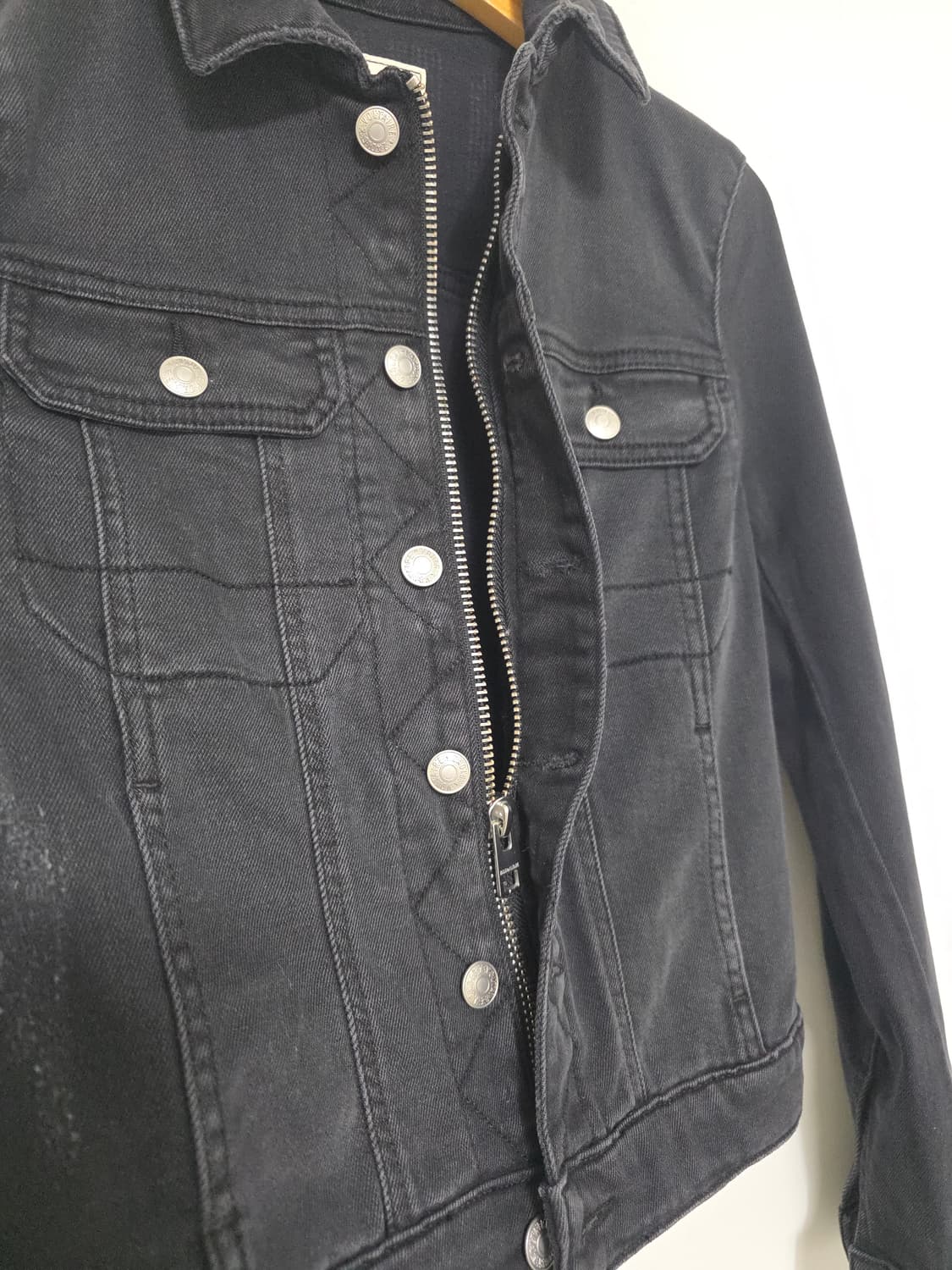 ZADIG & VOLTAIRE 블랙 데님 자켓 XS 상품이미지4