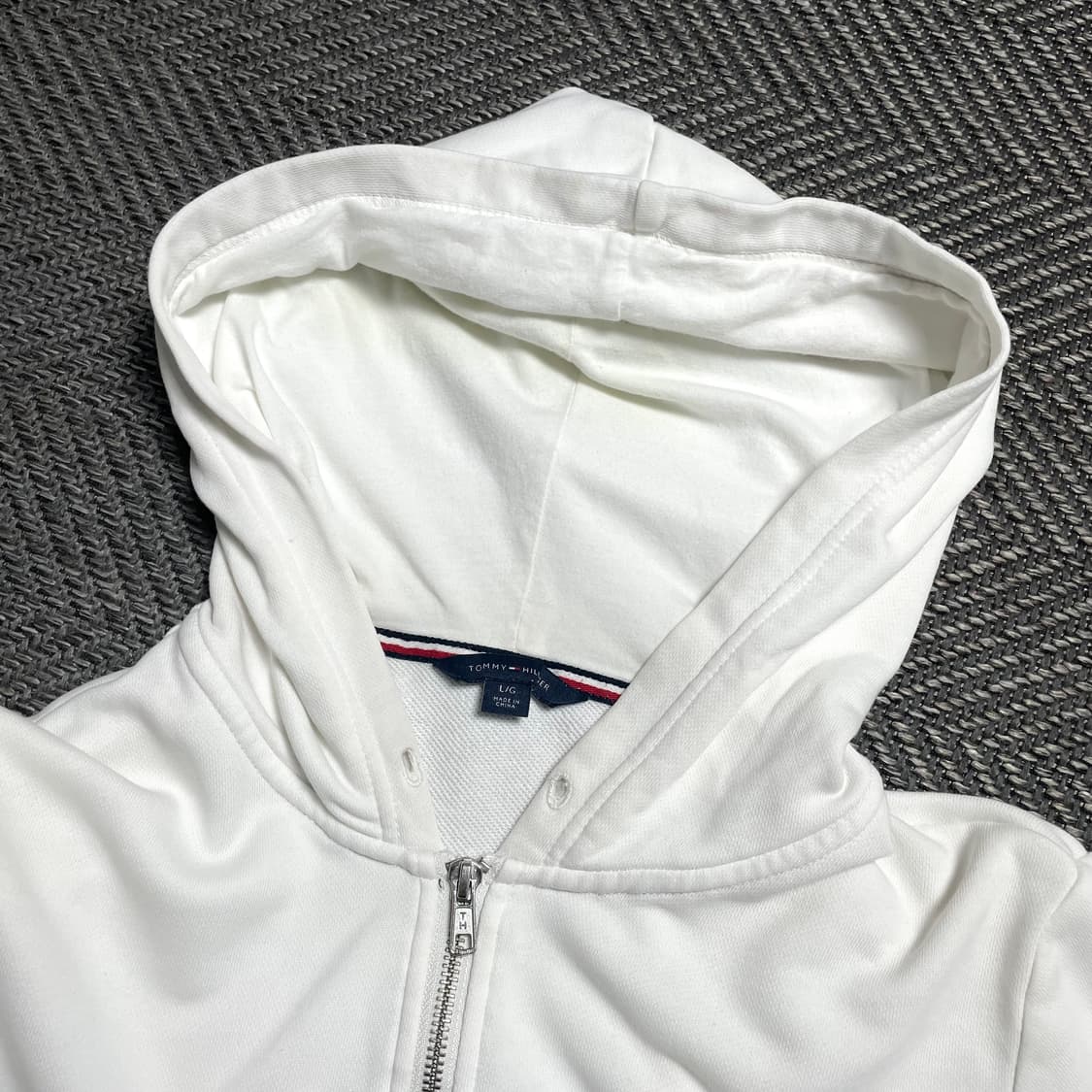 타미힐피거 스펠아웃 베이직 루즈핏 후드집업y 5226 상품이미지7