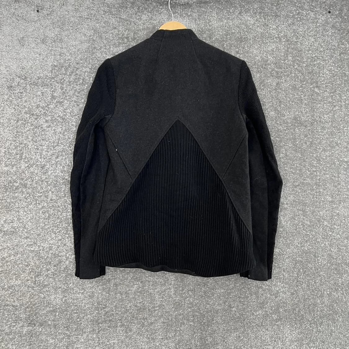 헬무트 랭 울 혼방 니트 패널 바이커 재킷 상품이미지4