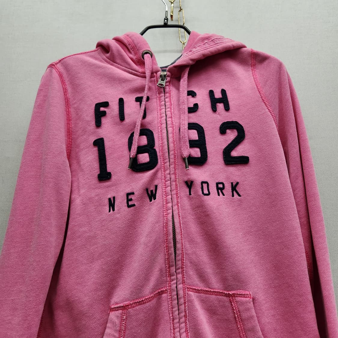 아베크롬비 Y2K 빅로고 후드집업 S(S) 상품이미지2