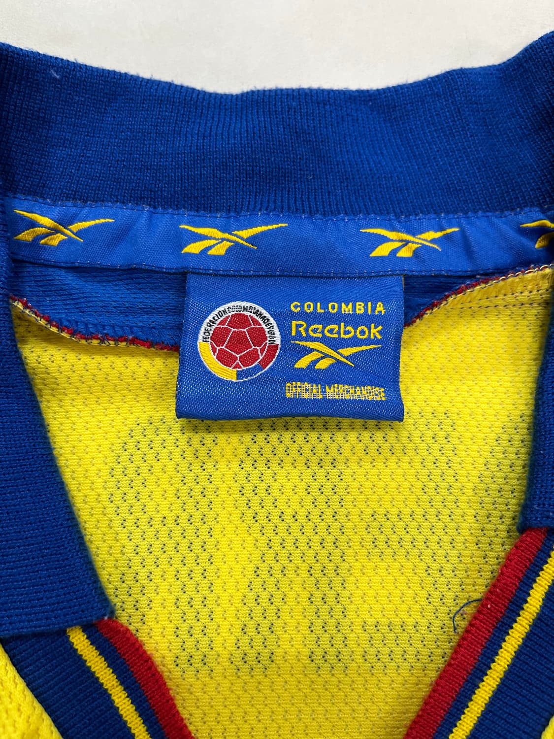 리복 98-99 콜롬비아 홈 카를로스 발데라마 상품이미지3