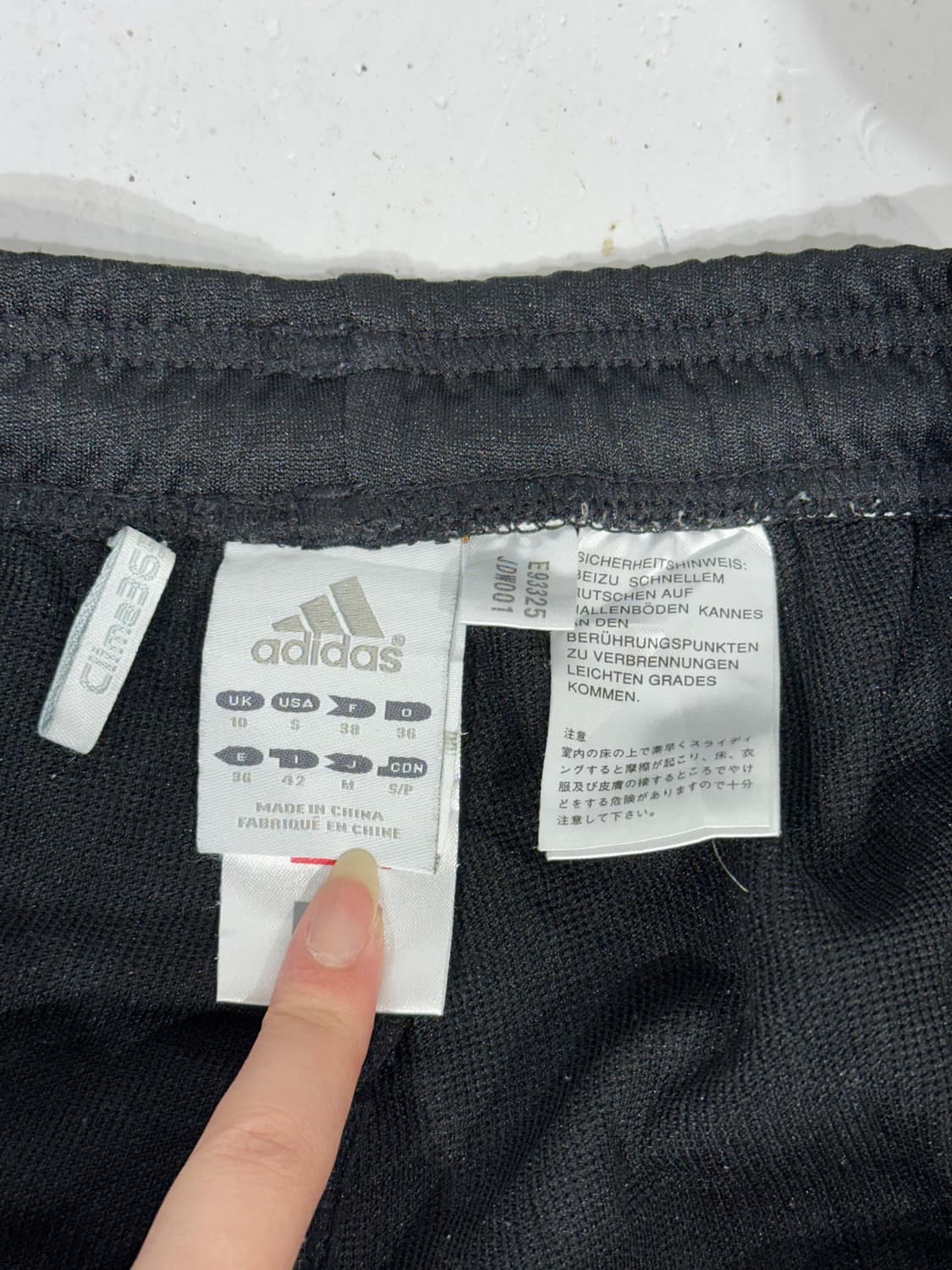 아디다스 블랙 골드 삼선 와이드 대장급 팬츠 M 상품이미지7