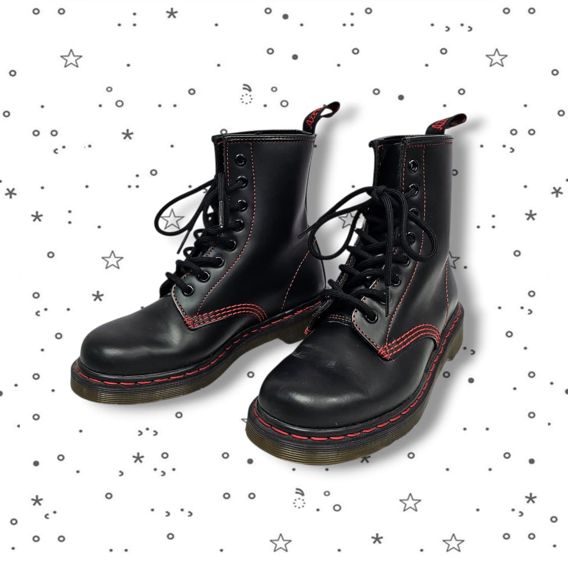 37 Dr.Martens 닥터마틴 레드 스티치 8홀 상품이미지1