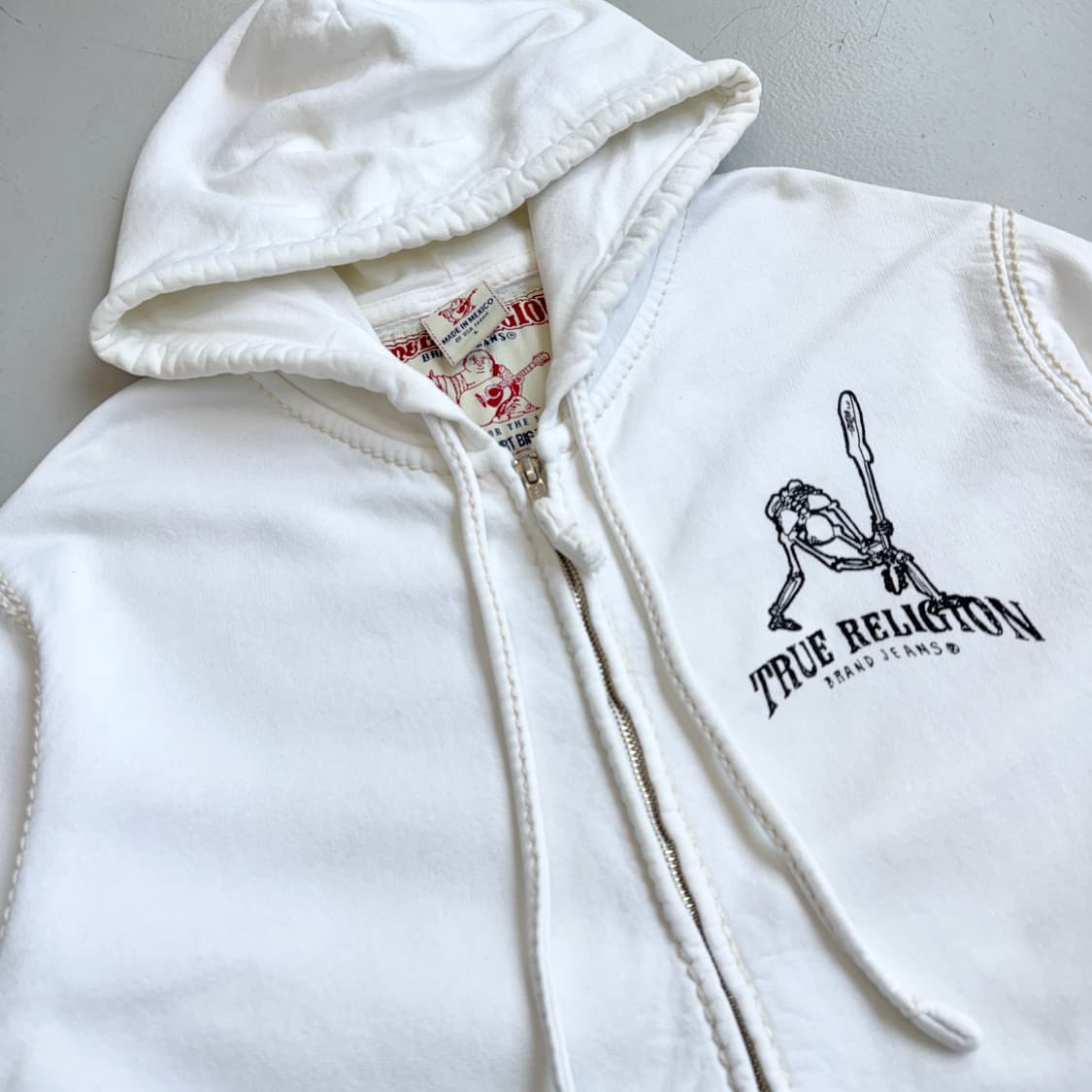 트루릴리전 Y2K 스컬 해골 락스타 후드집업  상품이미지4