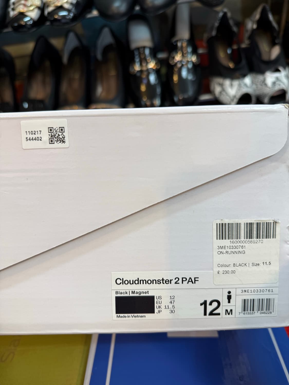 (300) 온 러닝 X 포스트 아카이브 팩션 (파프) 클라우드몬스터 블랙 상품이미지6