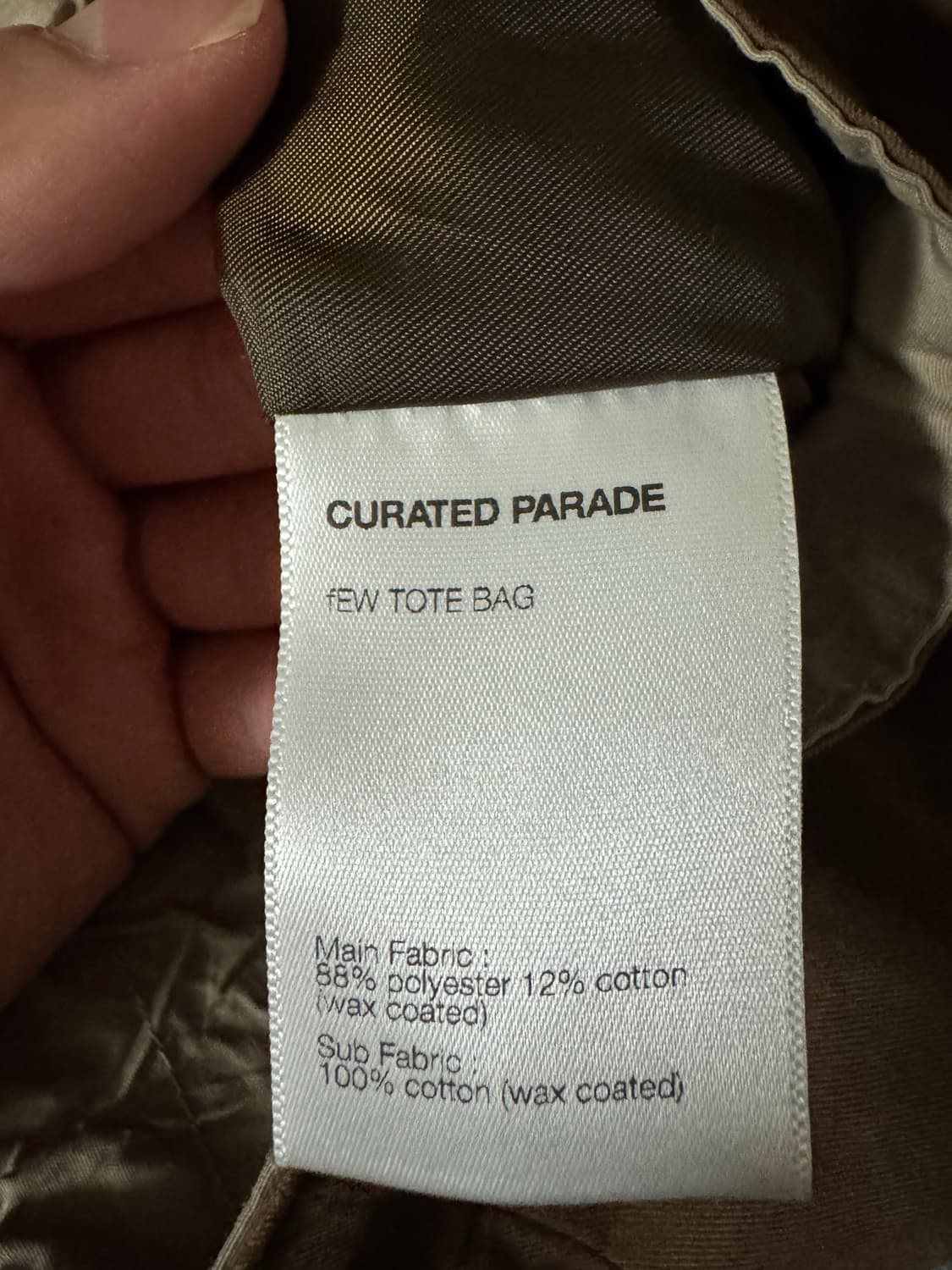 큐레이티드퍼레이드 도트백 브라운 상품이미지4