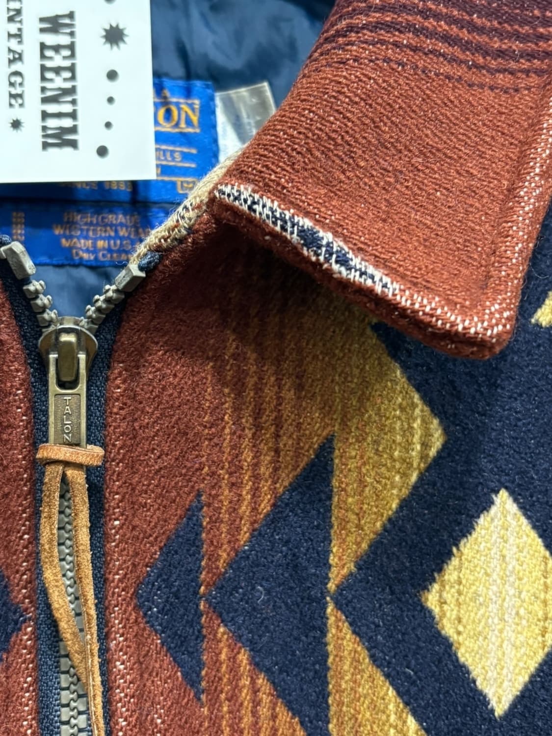 8-90's 펜들턴 네이티브 아메리칸 나바호 자켓 상품이미지5