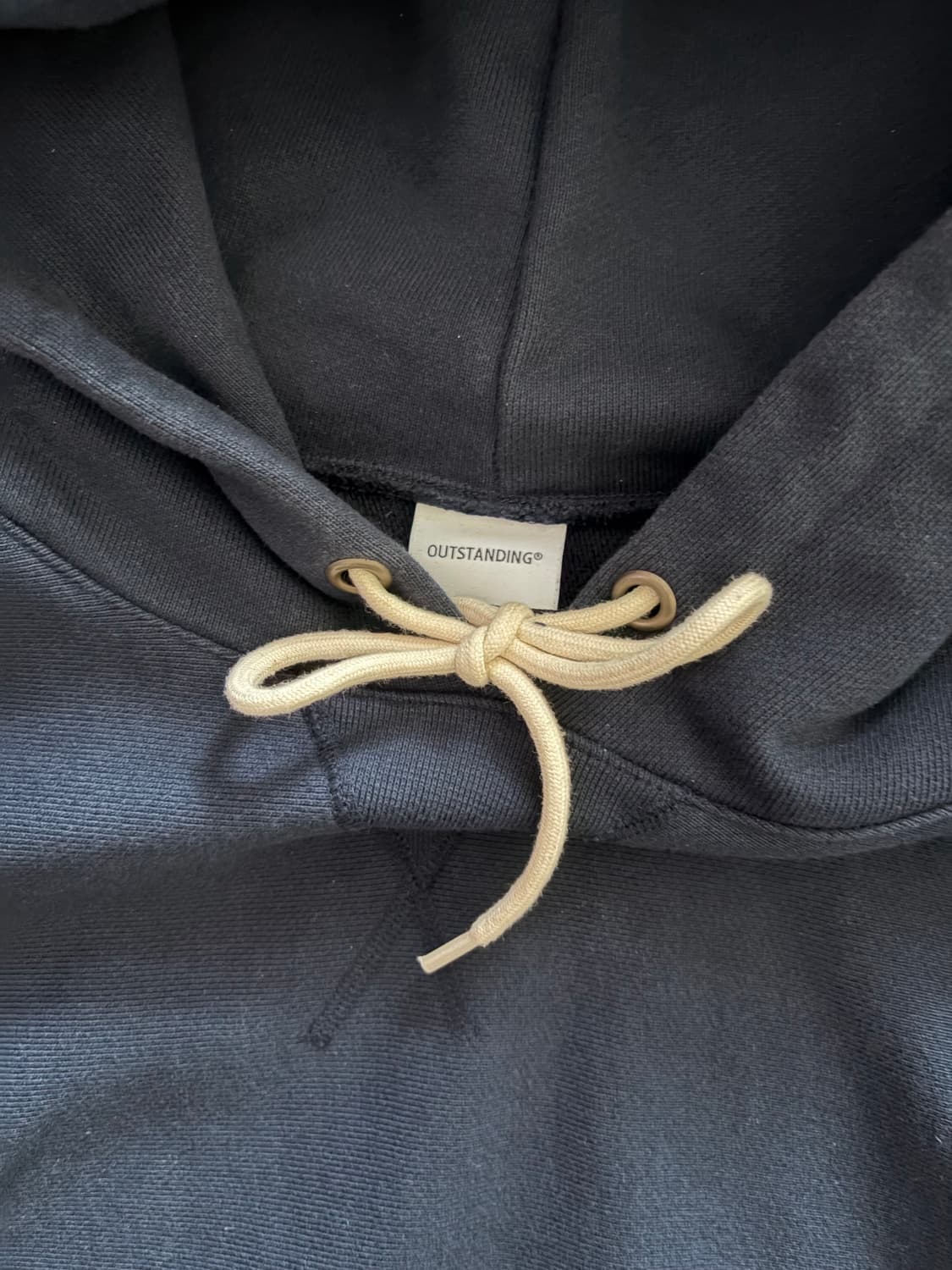 아웃스탠딩 네이비 헤비 후드티 L사이즈 팝니다 상품이미지3